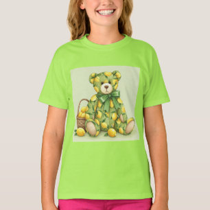 Lemon Teddy with a Basket of Lemons by Natasha Us T-Shirt