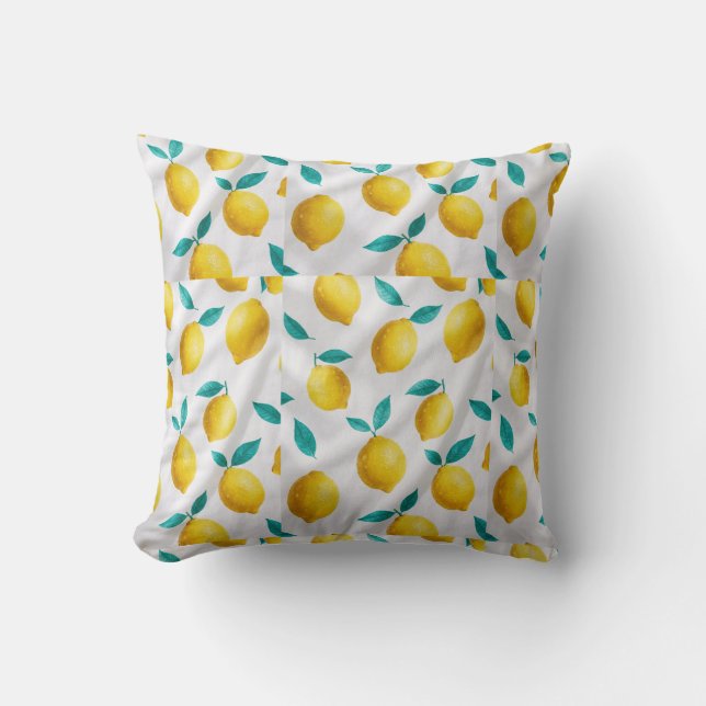 Lemon  throw pillow (Front)