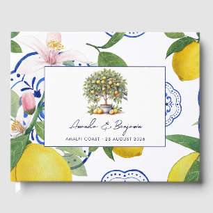 Lemon Tiles Italian La Dolce Vita Wedding Guest Book