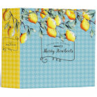 Lemon tree branches personalized cookbook recipe