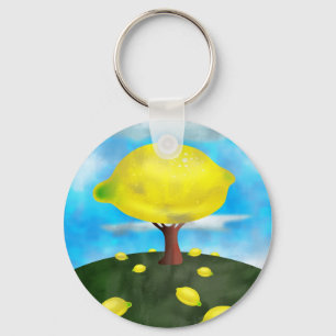 Lemon Tree Keychain