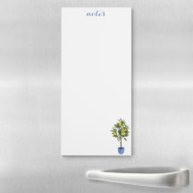 Lemon Tree Magnetic Notepad