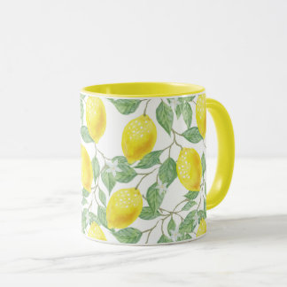 Lemon Tree Pattern Mug
