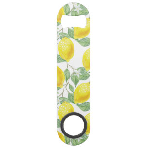 Lemon Tree Pattern Speed Bottle Opener