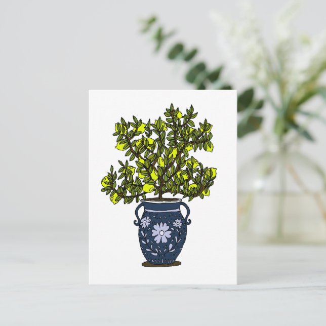 Lemon Tree Postcard (Standing Front)