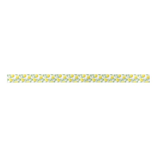 Lemon Tree Ribbon Satin Ribbon (Front)