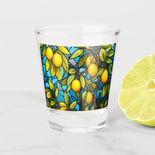 Lemon Tree, Stain Glass Pattern, Mediterranean 