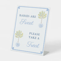 Lemon Tree Take A Treat Baby Shower Favour Table
