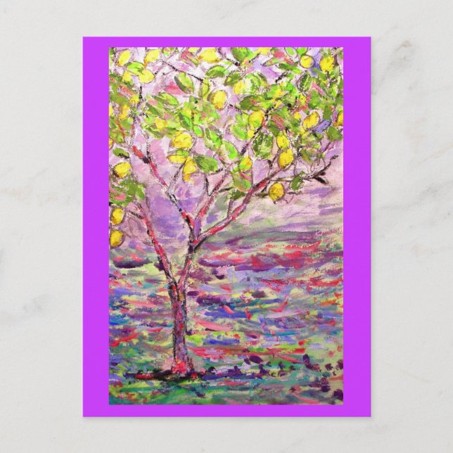 Lemon Tree Zen Postcard (Front)