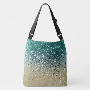 Lemon Twist Beach Glitter #1 Crossbody Bag