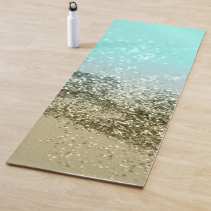 Lemon Twist Beach Glitter #3 Yoga Mat