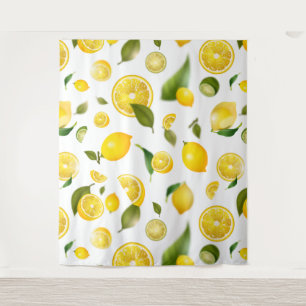 Lemon Variety 1 Throw Pillow Tapestry