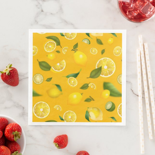 Lemon Variety 7 Napkin (Insitu)