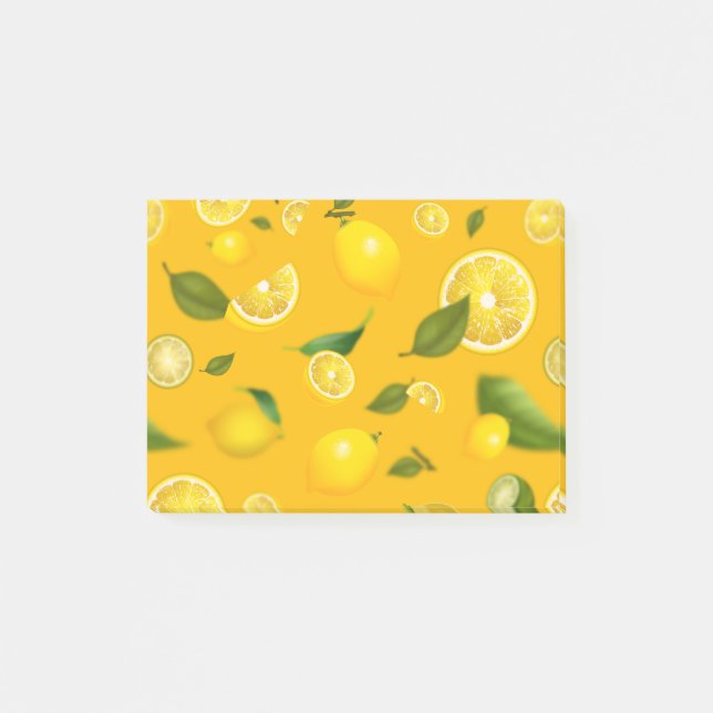 Lemon Variety 7 Post-it Notes (Front)