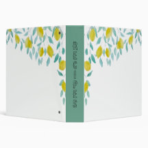 Lemon vines recipe binder