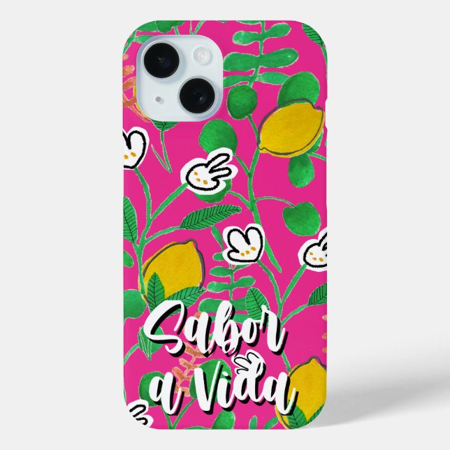 lemon watercolor Case-Mate iPhone case (Back)