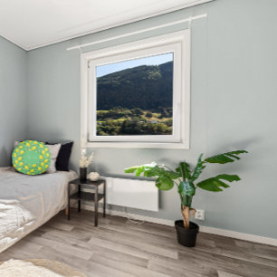 Lemon watercolor pattern simple round pillow