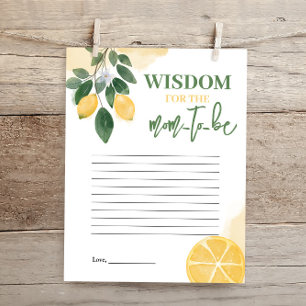 Lemon What is in Mommy purse Baby Shower Game