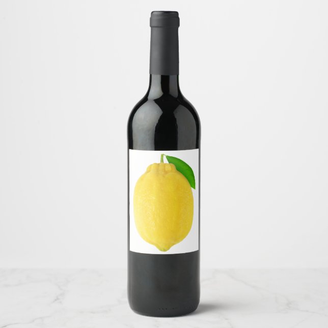 Lemon Wine Label (Front)