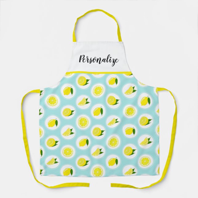 Lemon  Women's Personalized Apron (Front)