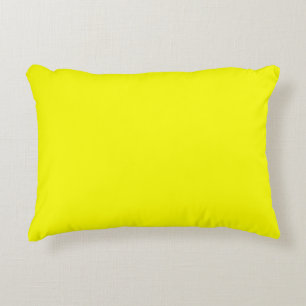 Lemon Yellow Accent Pillow 16" x 12"