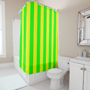 Lemon Yellow and Lime Green Stripes