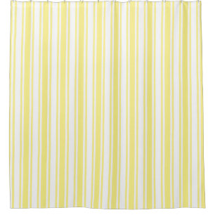Lemon yellow and white candy stripes