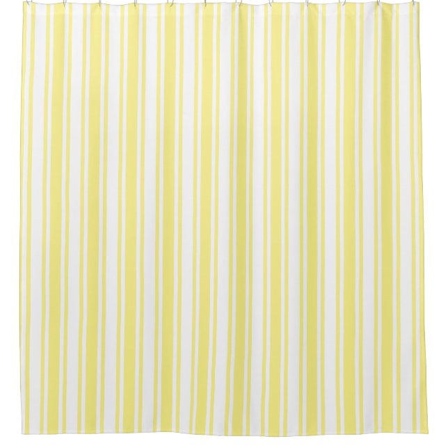 Lemon yellow and white candy stripes (Front)