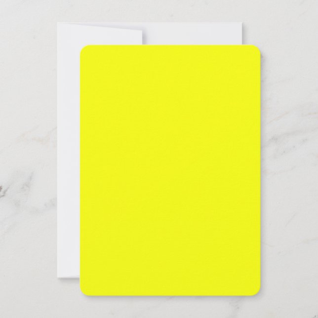 Lemon Yellow Background Colour Customize This! (Front)