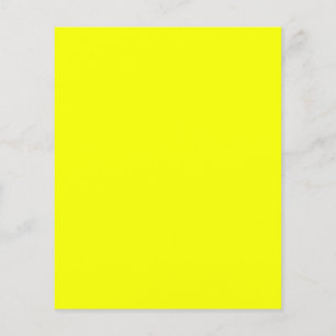 Lemon Yellow Background Colour Customize This! Flyer