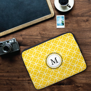 Lemon Yellow Monogram Laptop Sleeve
