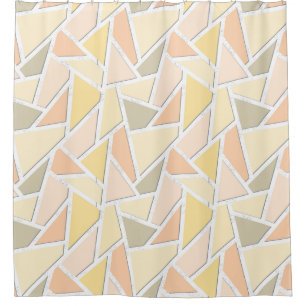 Lemon yellow mosaic pattern
