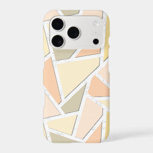 Lemon yellow mosaic pattern