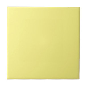 Lemon yellow, solid color, tile