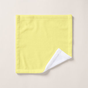 Lemon yellow, solid colour, bath towel set