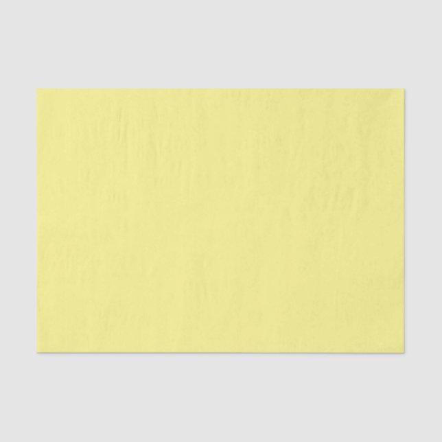 Lemon yellow, solid colour, tissue paper (Front)