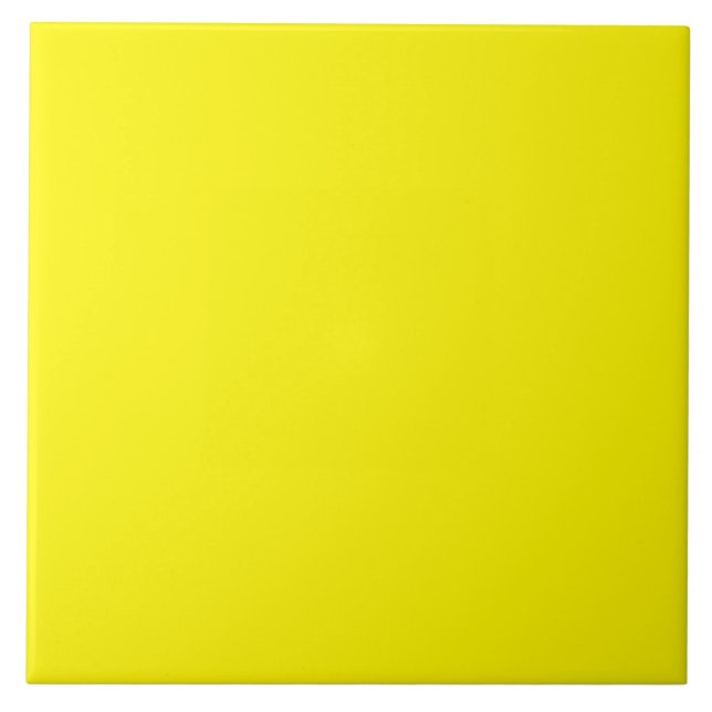LEMON YELLOW (solid fruity colour) ~ Tile (Front)