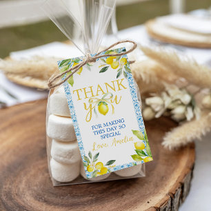 Lemon Zest Birthday Party Favour Tags