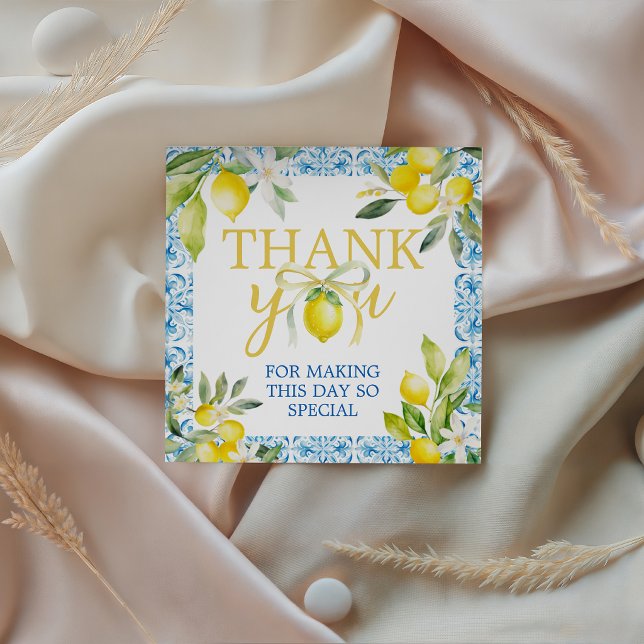 Lemon Zest Birthday Party Favour Tags (Creator Uploaded)