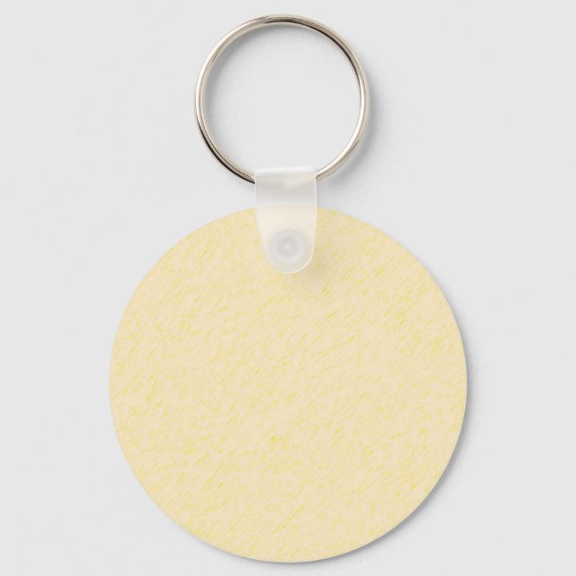 Lemon Zest print - yellow faun accessories custom Keychain (Front)