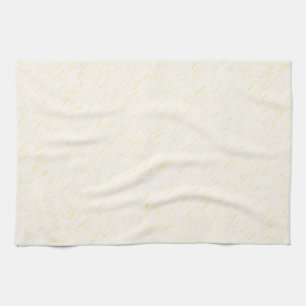 Lemon Zest print - yellow faun accessories custom Kitchen Towel