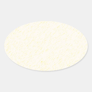 Lemon Zest print - yellow faun accessories custom Oval Sticker