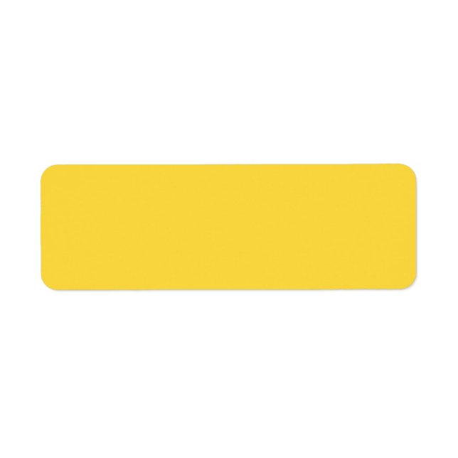 Lemon Zest Yellow Trend Colour Customized Template (Front)