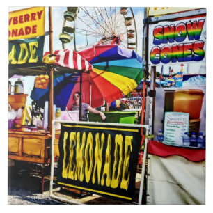 Lemonade and Snow Cones at the Fair Tile