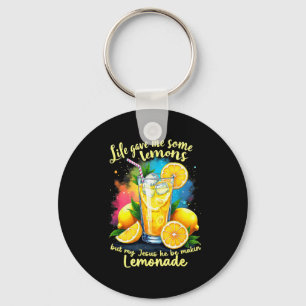 Lemonade Bible Life Gave Me Some Lemons Jesus Maki Keychain
