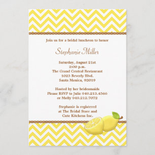 Lemonade Bridal Shower Invitation