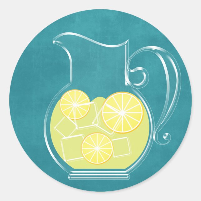 Lemonade Classic Round Sticker (Front)