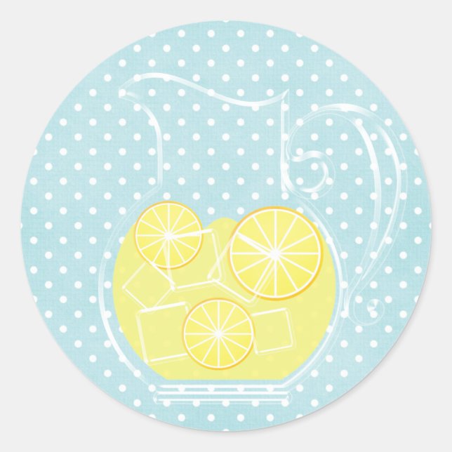 Lemonade Classic Round Sticker (Front)