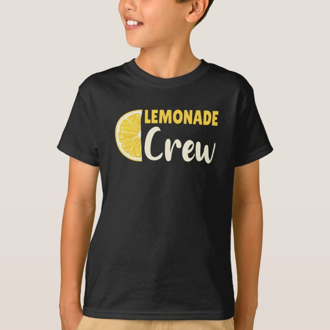 Lemonade Crew Kawaii Summer Fruit Lemon T-Shirt (Front)