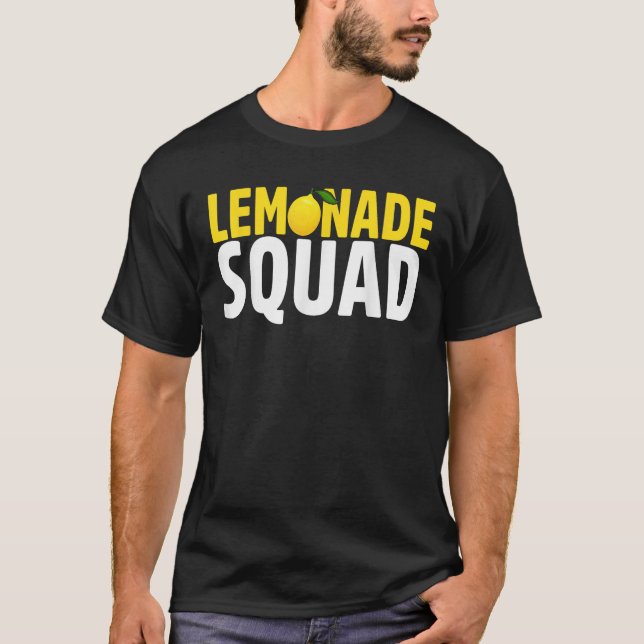 Lemonade Crew Lemon Lover Lemonade Squad Summer Fr T-Shirt (Front)